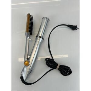 InStyler Rotating Hair Straightening Curling Hot Iron 1 1/4" IS1001-rotates 1way